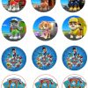 Paw Patrol eetbare cupcake prints 12 stuks