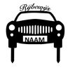 Rijbewijs taarttopper met naam