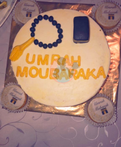 Umrah Mubaraka 14 personen taart bestellen