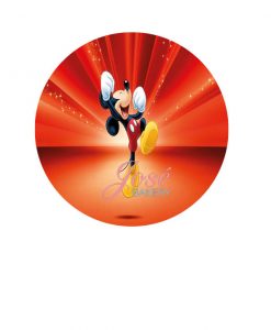 Mickey Mouse taart print 15 cm