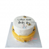 Bijen gender reveal taart 22 personen