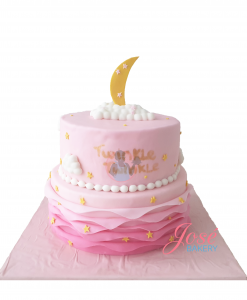 Babyshower taart twinkle twinkle 22 personen