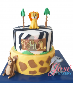 Jungle taart 22 personen