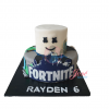 Fortnite taart Marshmello 17 personen