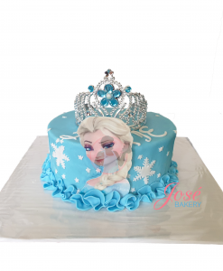 Frozen Elsa taart 8 personen