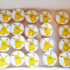 Pikachu cupcakes met eetbare print