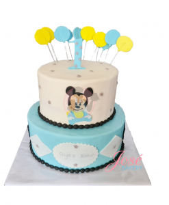 Mickey Mouse taart 30 personen