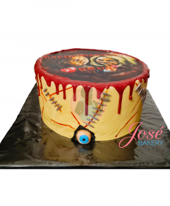 Chucky taart 14 personen