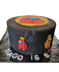 Among us taart 16 personen