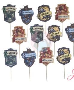 Harry Potter cupcake prikkers