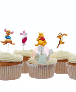 Winnie de Poeh cupcake toppers
